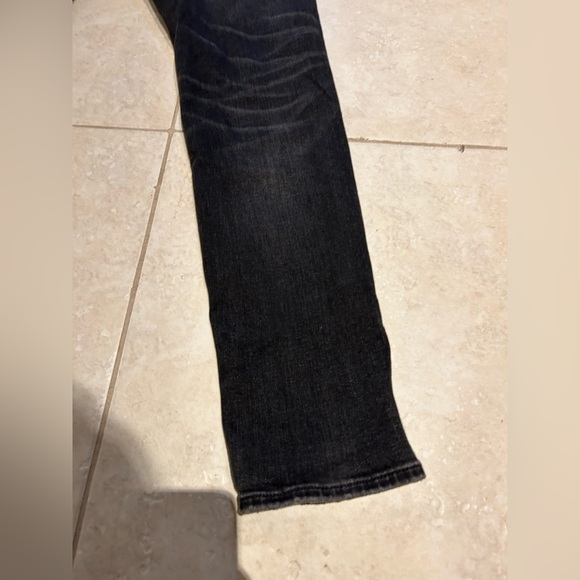 American eagle 36x34 men’s black ripped skinny jeans - Picture 11 of 12